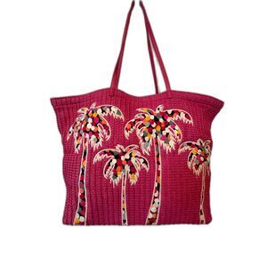 Vera Bradley Pink Palm Tree Tote (Excellent Condition)